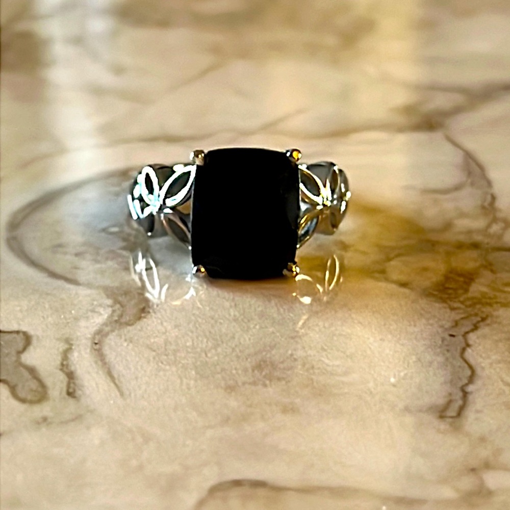 Black Tourmaline Ring